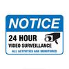 Security Camera Vinyl Sign Weatherproof Sticker Video Surveillance
