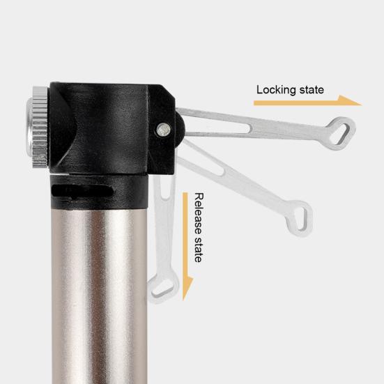 Bicycle MTB Mountain Bike High Pressure Cycling Hand Air Pump Ball Tire Inflator