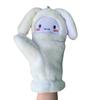 Gloves Female Winter Cute Girl Student White Bunny Plush Plush Cold Warm Flip Open Finger Writing