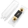 Heschen Car 30A ANL Fuse Holder with ANL Fuse Car Motorcycle Audio Subwoofer Supplies Golden Color 1 Pack
