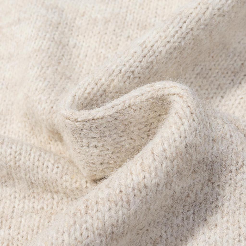French Autumn/Winter Lace Tie Knit Cardigan - Women's Cozy Korean Style Trendy Knit Top