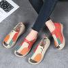 Shoes women's autumn new old Beijing cloth shoes trend painted casual shoes polyurethane soft sole one pedal single shoes women