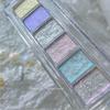 Solide Glitterschijfjes Nagels Opaal Iriserende Glans Maillard Kleur Nagellak Decoraties
