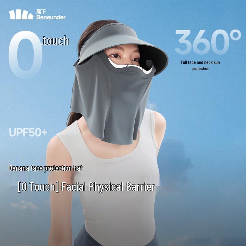 Beneunder AS721 Full Protection Sun Visor Hat with Face Mask