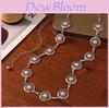 Metal Hollow Pearl Waist Chain For Women With Lobster Clasp And Elegant Style