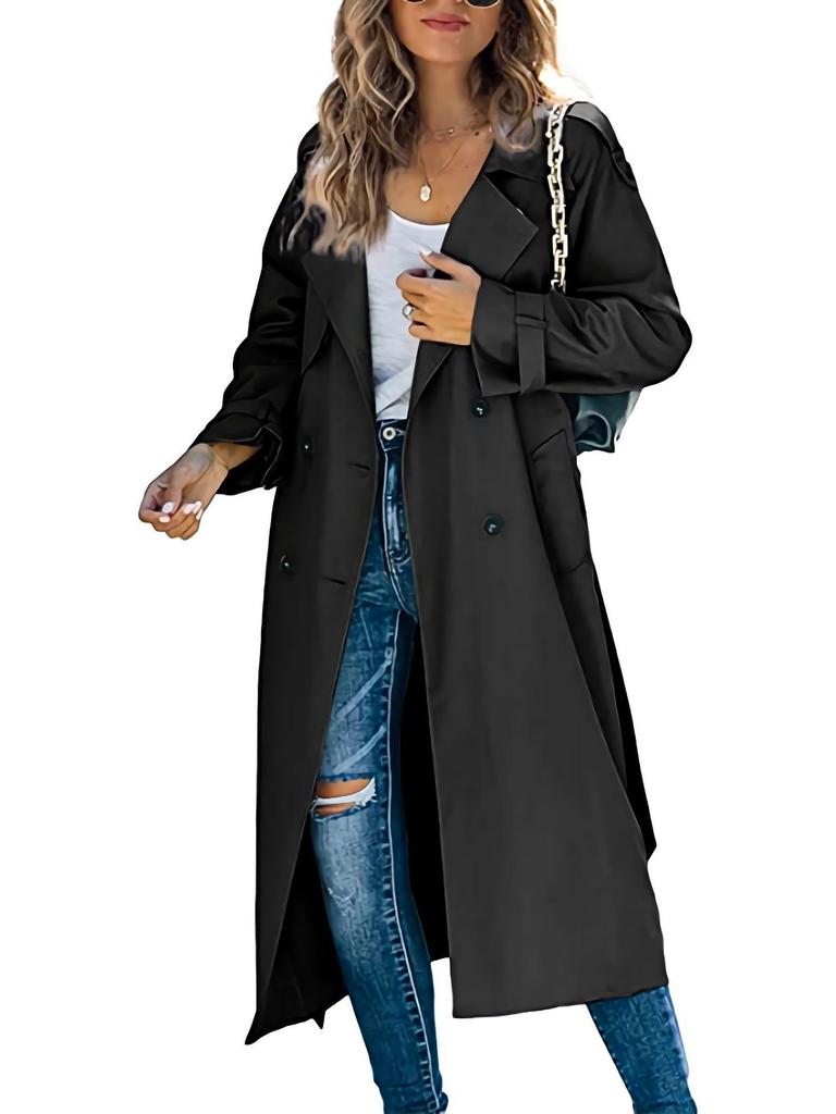 In Stock! European and American Style Women's Winter and Autumn Trench Coat.