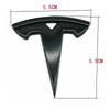 BFNWZ1 For Tesla Model 3 ModelS X ModelY 5.5x5.5cm Car Steering Wheel Overlay Sticker Metal Interior Refitting Decals Accessories