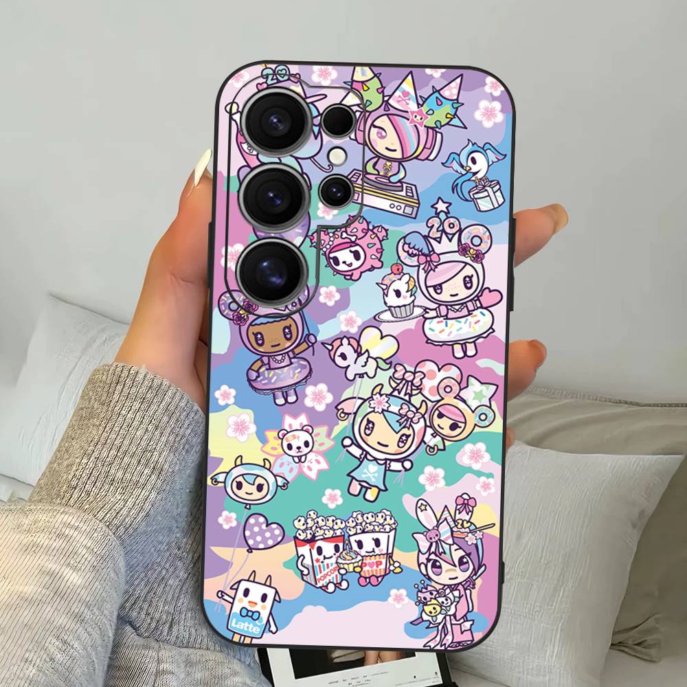 Japan Tokidoki Phone Case For Samsung S 24 Fe 25 Ultra Plus 20 Lite 21 30 22 23 24 22 Ultra 5G Fundas