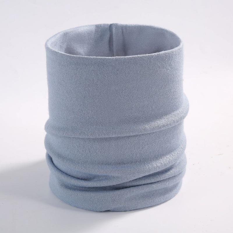 Pullover Knitted Scarf Autumn and Winter Solid Color Scarf Men and Women Couples Fashion Fake Turtleneck Single Ring Neck Cover