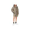 Fear of God Essentials FW21 Nylon Puffer Jacket Women Jacket Cement FOG-FW21-084