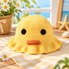 Breathable Women's Beanie Hats Knitted Bucket Hats Fashionable Mesh Beanies  Outdoor Wear