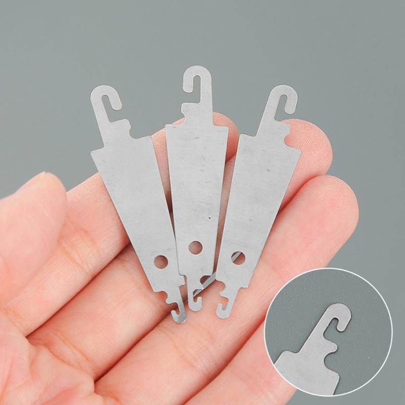 100 Pcs Needle Threader Stainless Steel Needle Threader Sewing Supplies Hand Sewing Needle Threader Tool for Craft