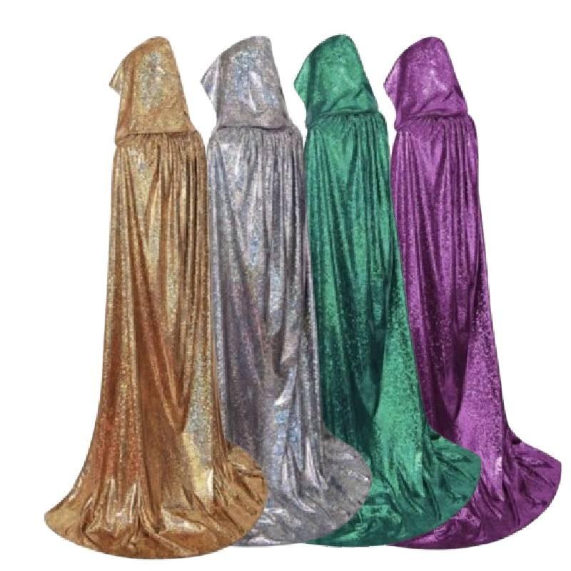 Elegancki Długi Płaszcz z Kapturem Lekki Na Wiosnę i Lato Kostiumy Cosplay