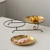 Food Storage Rack Elegant Two Layers Cakes Holder Stand Multipurpose Serving Tray for Dining Rooms and Restaurant Use