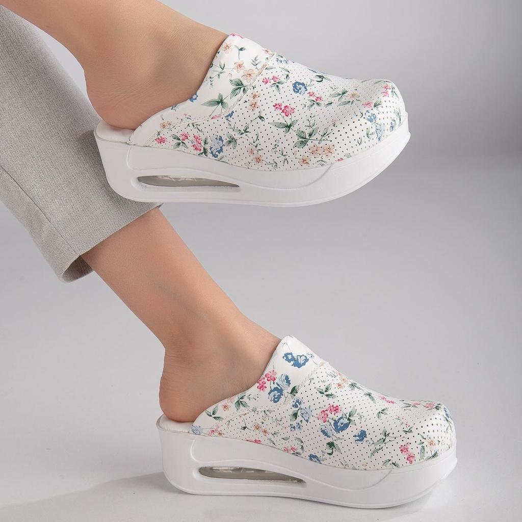 Ortopedické dámské zdravotní dřeváky - protiskluzové, pohodlné