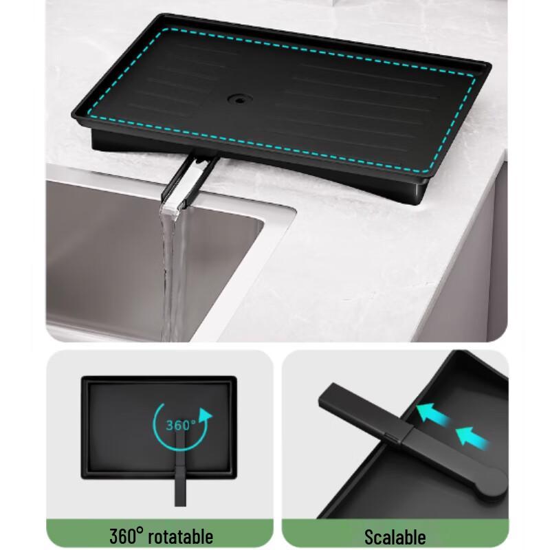 Yunshuang Modern Carbon Steel Kitchen Organizer with Dish Rack