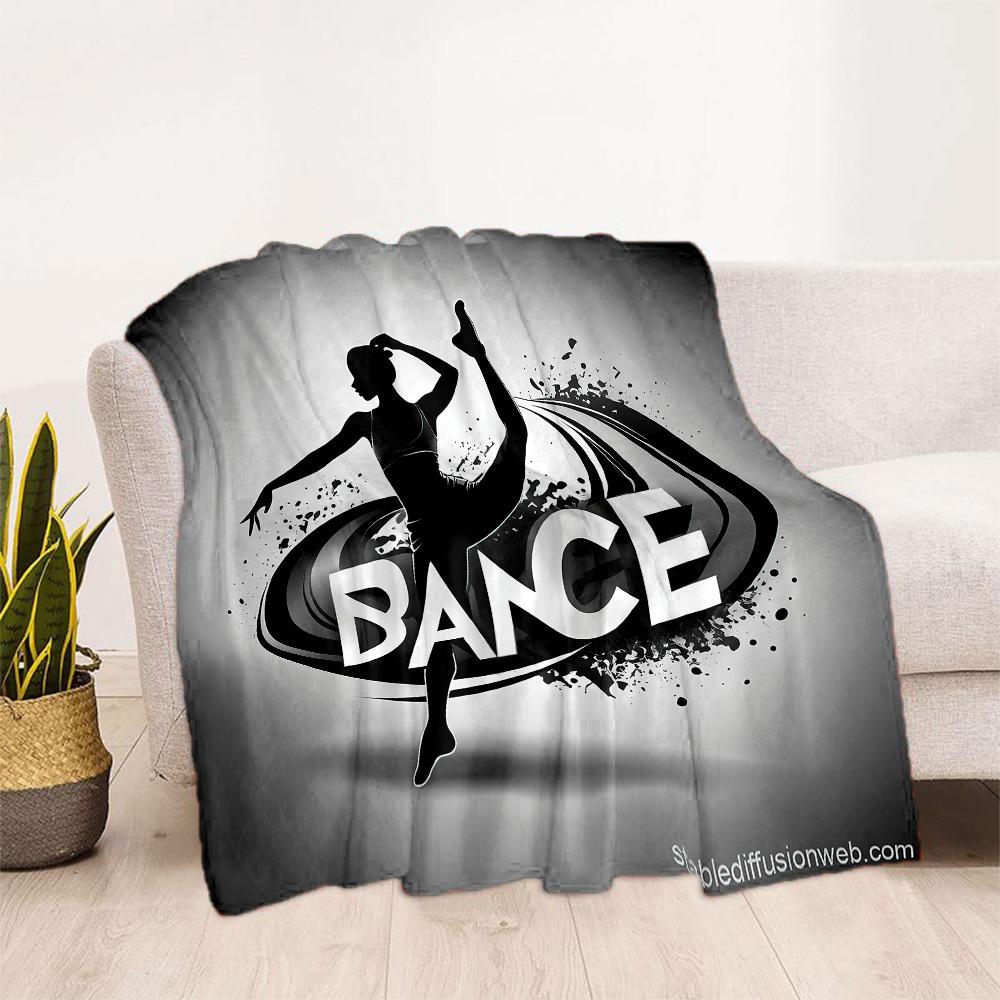 Dance Dreams In Motion Blankets Are Suitable for Living Rooms, Bedrooms, Camping, and Other Places, Making Them an Ideal Choice for Gifts.