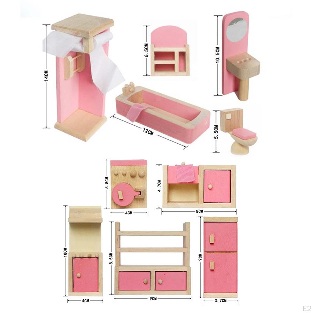 Dollhouse Furniture Collection for Kids And Hobbyists