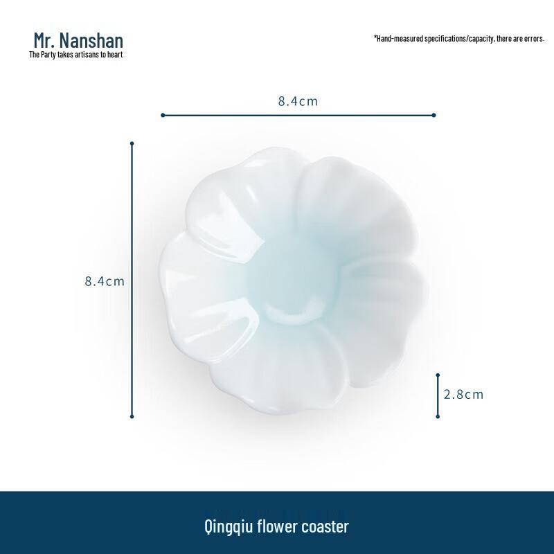 

Nanshan Xiansheng Gradient Floral Ceramic Tea Coaster
