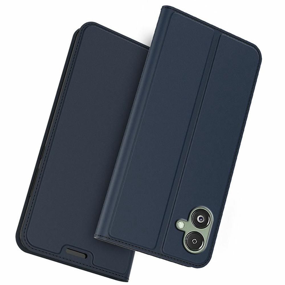 

For Samsung Galaxy A07 4G Case PU Leather Phone Cover with Card Holder Stand Blue