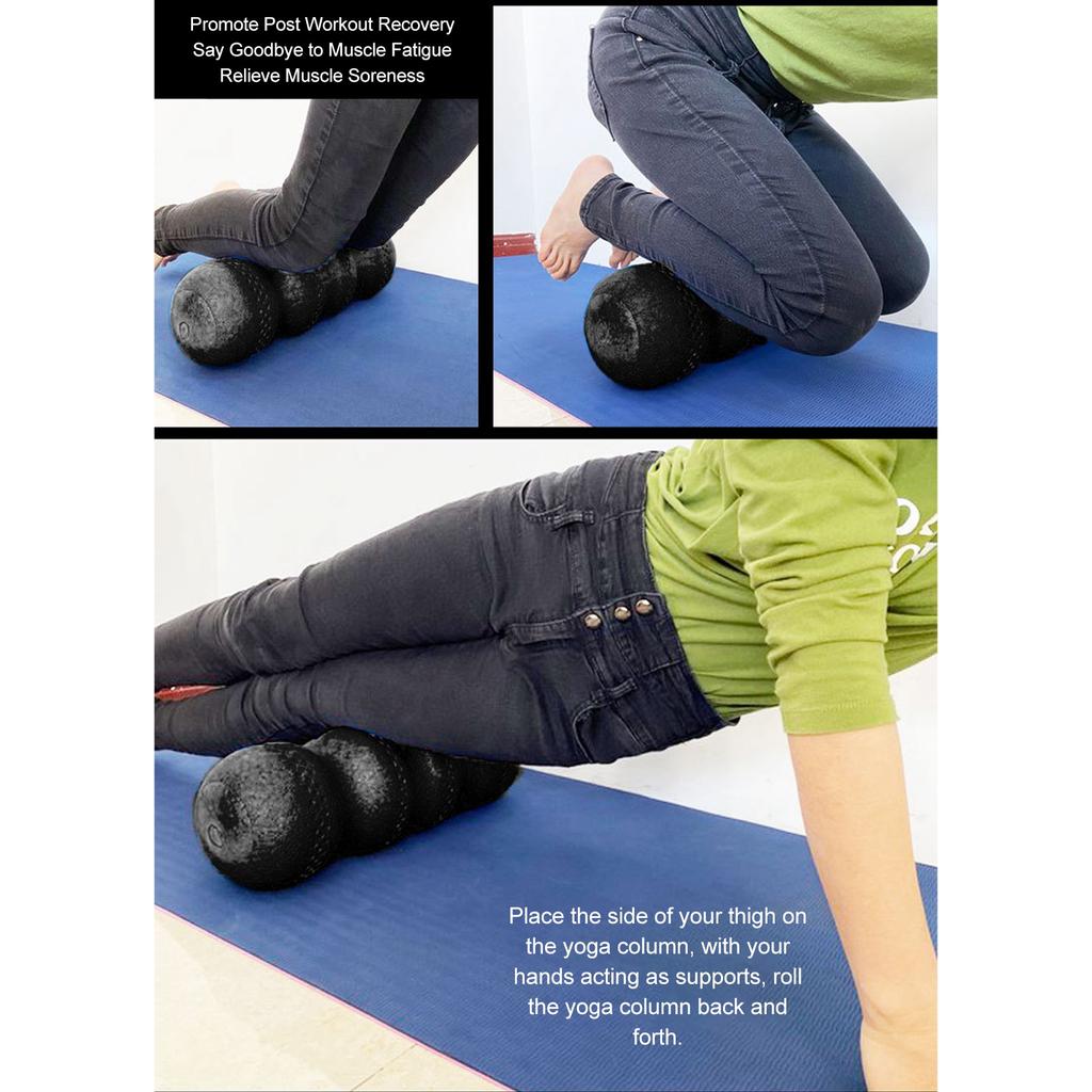 Faszienrolle Tiefengewebsmassagegerät Myofasziale Triggerpunktlösung 55 Shore Härte Übungsrolle Schaumstoff zur Muskelregeneration
