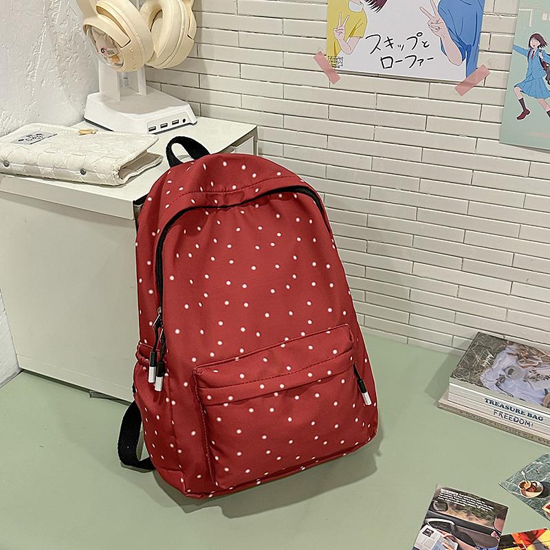 

Сумка водонепроницаемая подростковая сумка для книг нейлоновый рюкзак модный рюкзак большой емкости женский наплечная сумка школьный портфель для старшей школы черный красный