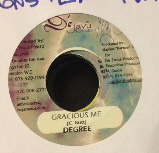 7inch Record GENERAL DEGREE / MONSTER TWINS - Gracious Me / Chiney Gal NONE Dé Javú Product Jamaica Reggae, Ska & Dub Used