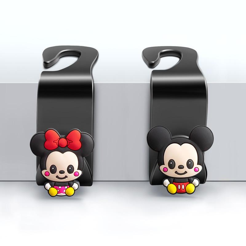 Versatile Car Seat Back Hooks Decorative Car Interior Products Plastic Material Lovely Kiss Couple 1 Pair Hooks