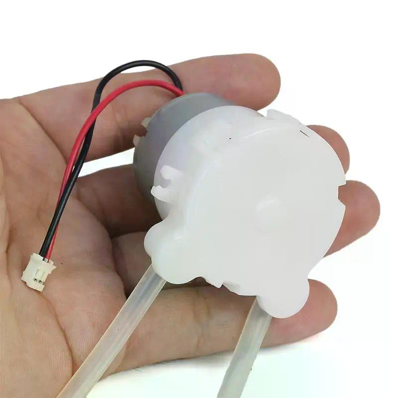 1Pcs DC 5V 6V 500 Metal Brush Geared Motor Micro Peristaltic Pump Dosing Liquid Water Squeeze Pump For Lab Ink Sampling Pump