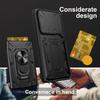 For Xiaomi Poco M7 Pro 5G Case PC+TPU Kickstand Phone Back Cover with Camera Slider