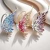 Stylish Crystal Tone Butterfly Brooch Versatile Accessory For Dresses Jackets And Bags Sturdy Yet Comfortable Fit