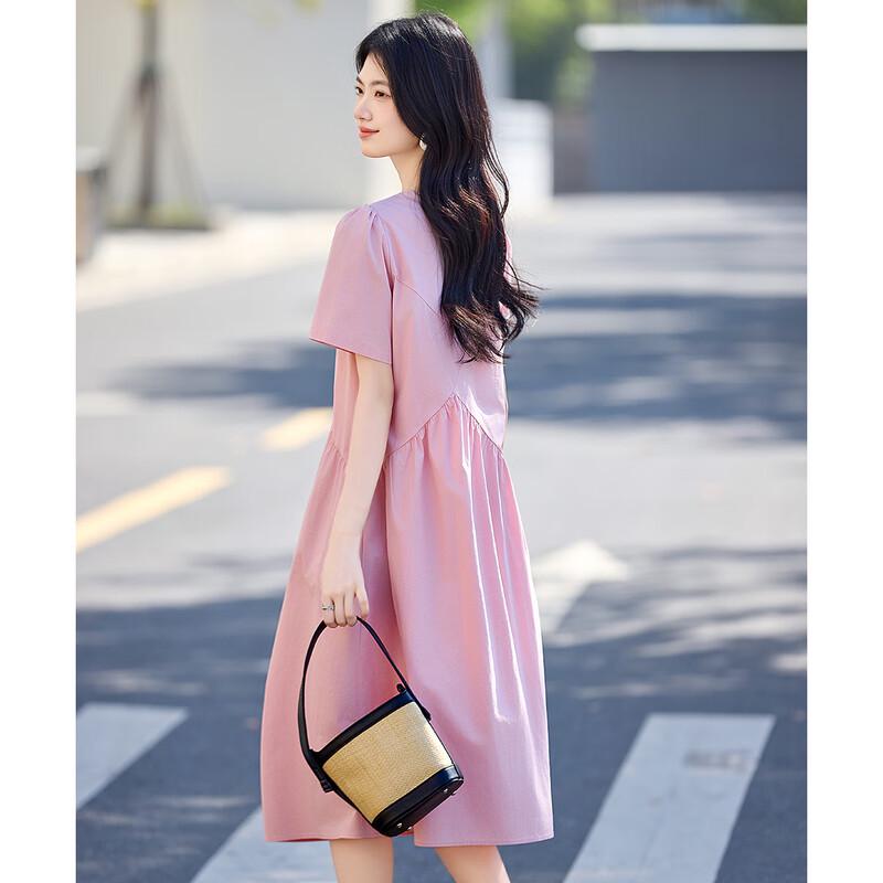 Elegant French Style Irregular Patchwork Summer Dress