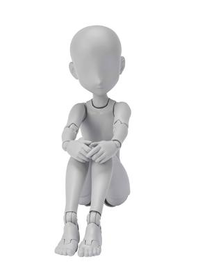 TAMASHII NATIONS Ken Sugimori Edition DX SET Farbe Ca. 130mm PVC ABS Bewegliche Figur BAS62103 S.H.Figuarts Body-chan - - (Graue Version.) &