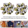 20pcs Fabric Patches Iron On Patches Embroidered Cloth Sew On Patches  For Clothes