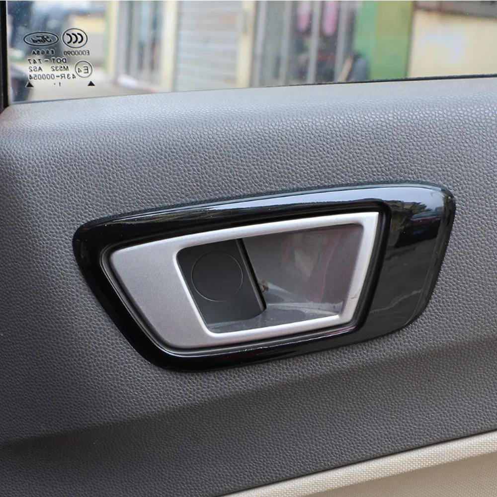 For Ford Fiesta MK7 2009-2014 for Ford Ecosport 2013-2021 Car Inner Door Handle Bowl Cover Trim Sticker Accessories