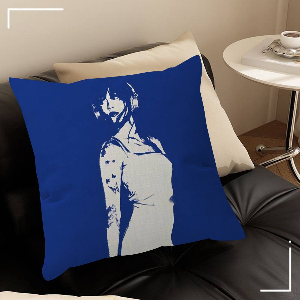 AAitana Cuarto Azul Cushion Cover Inches Farmhouse Decor Home Throw Pillow Covers For Couch Decorations