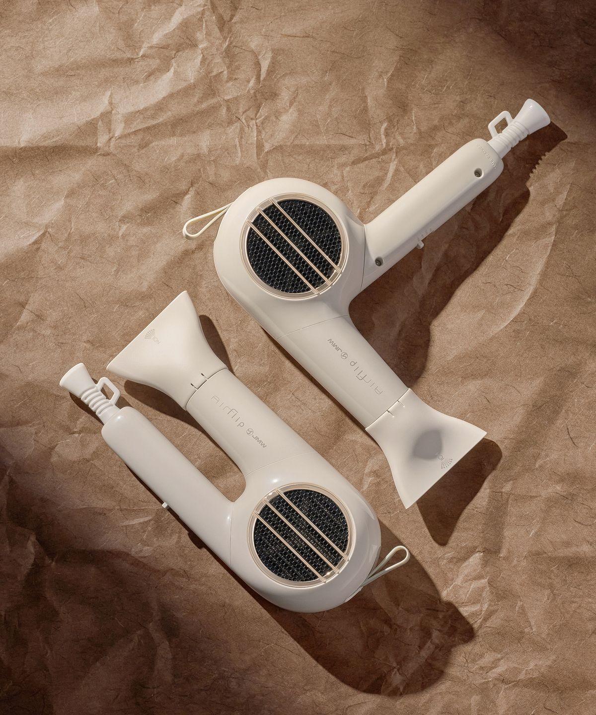 BLDC Aviation Motor 1700W Foldable Compact Hair Dryer Airflip Stone Ivory