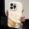 The Ice Cream Is Suitable for IPhone 16, Phone Case 15plus, Matte 14 Silicone 13, Mini Protective Case 12promax11