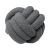 Pute Manuell Flettet Knute 22cm Rund Kuleform Sherpa Elastisk Soveselskap Sofa Dekorasjon Pyntepute Fotograferingspute