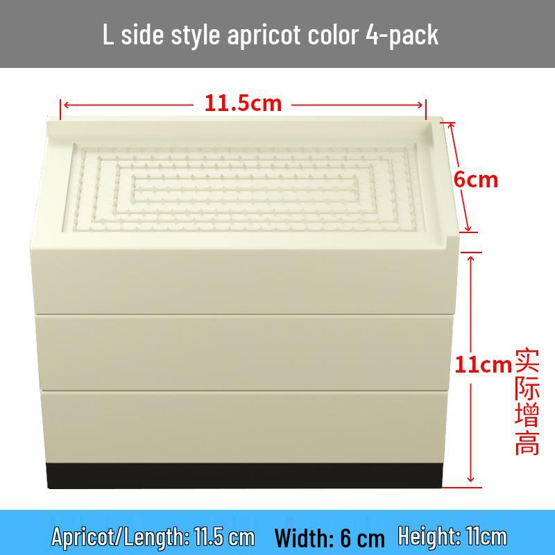 "Non-Slip Furniture Leg Pads: Height-Boosting Support for Tables & Sofas"