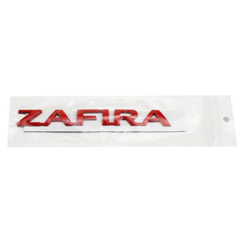 Adesivi Decalcomanie Logo Scritte Lettere Metalliche 3D per Auto Opel ZAFIRA Bagagliaio Posteriore Auto Emblema Alfabeto Badge Decorazione Adesivi