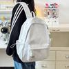 Schoolbag On the New Embroidered Letter Student Schoolbag Backpack Fashionable and Simple Japanese and Korean Version Large-capacity Campus Primary 