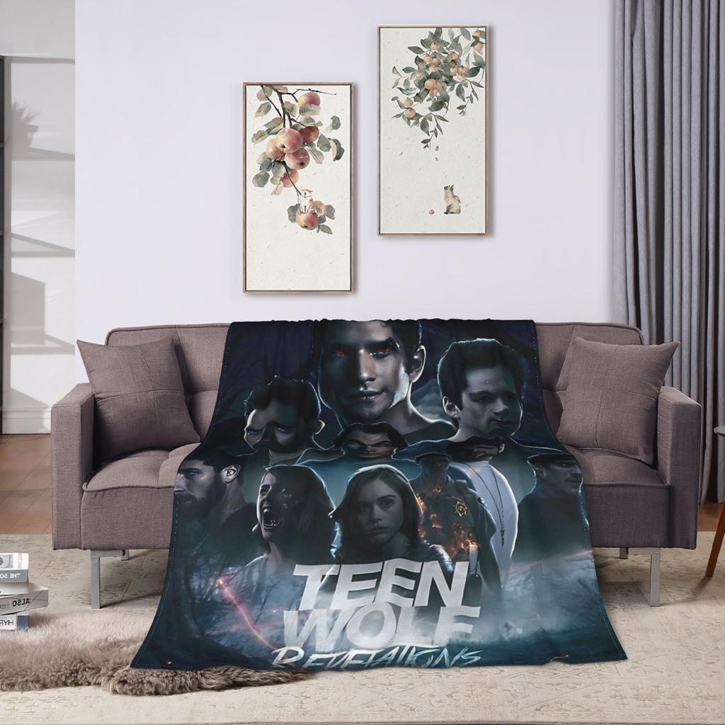 Revelations Teen Wolf Blanket  Travel Flannel Throw Blanket For Living Room Super Soft Design Quality Bedspread Birthday Present
