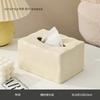 Creative Water Ripple Ceramic Tissue Box Living Room Pull-Out Tissue Box Electroplated Silver Napkin Holder Dining Table Decor