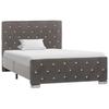 VidaXL Bed Frames Grey Velvet 100x200 Cm