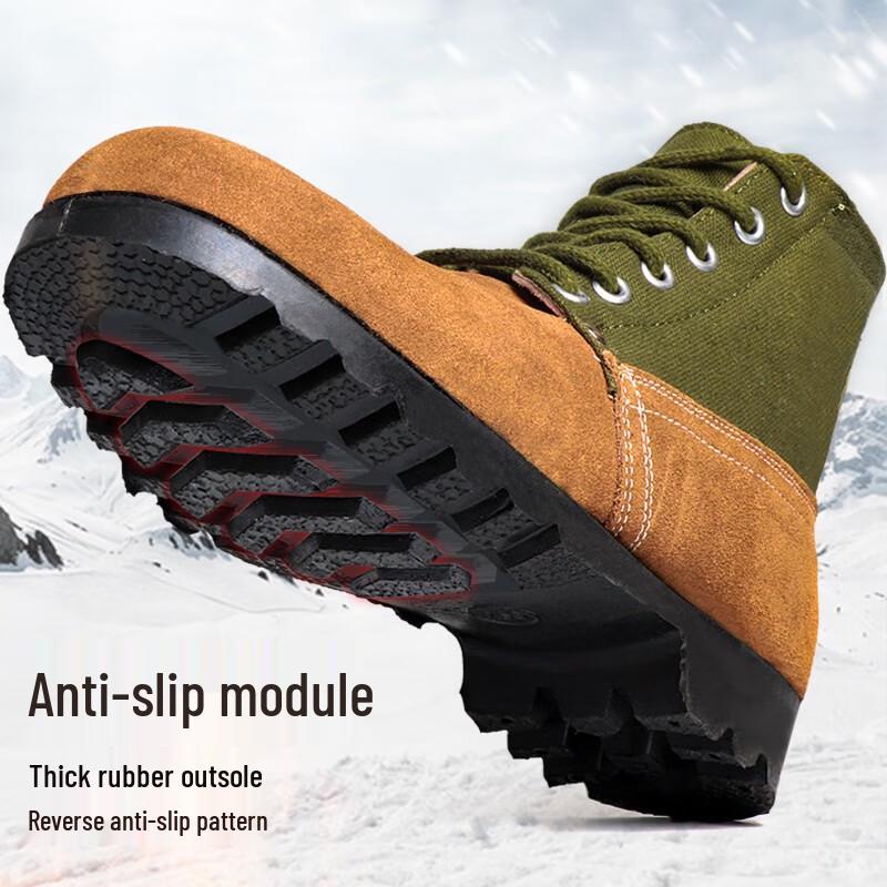 Men's Winter Suede Big-Toe Wool-Lined Boots