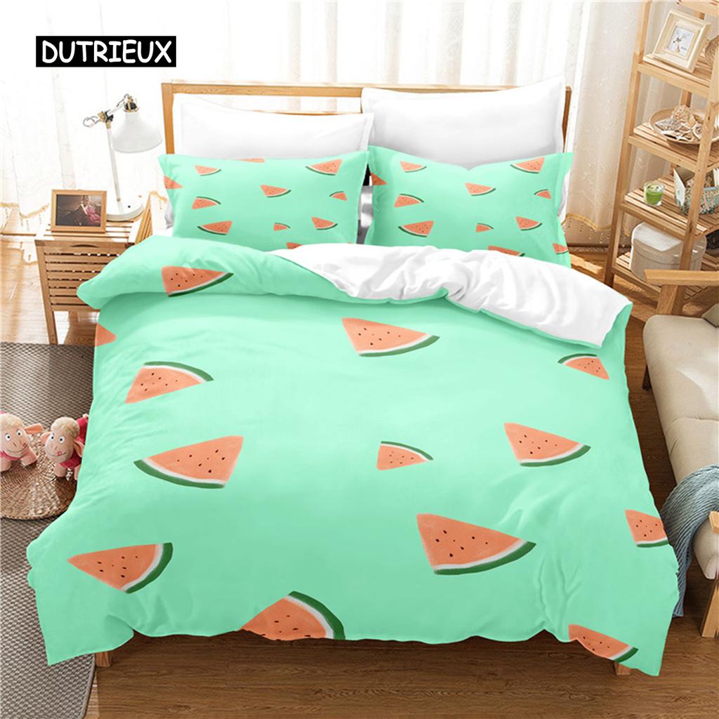 Watermelon Bedding Set Duvet Cover Set 3d Bedding Digital Printing Bed Linen Queen Size Bedding Set Fashion Design