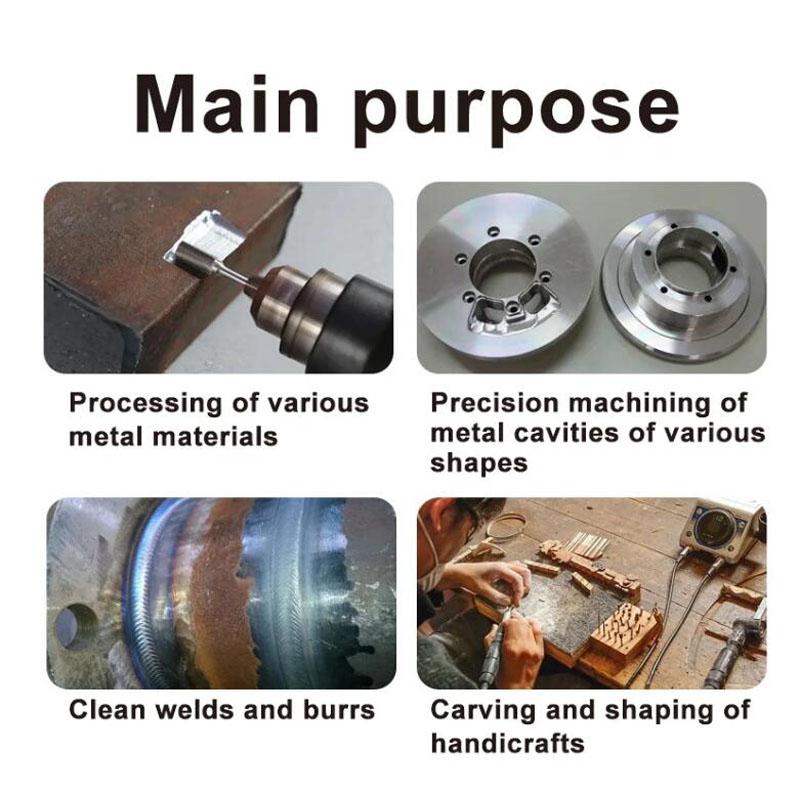 10pc Hard Alloy Rotary File 3*6 Double Grain Tungsten Steel Grind Head Electric Grind Mold Woodwork Grinding File Tool Set