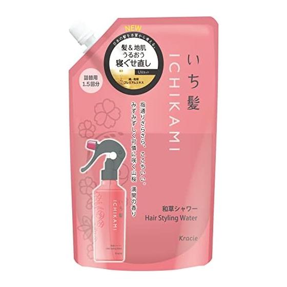 Ichikami hair & scalp moisturizing Japanese herbal shower refill 375mL