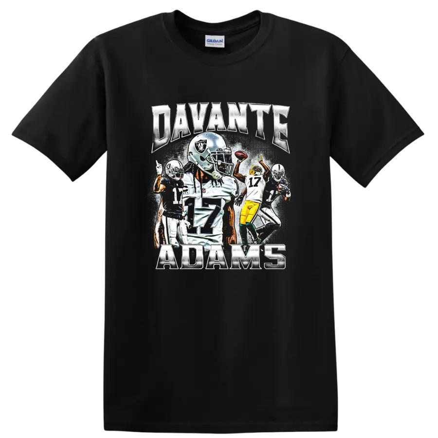Davante Adams Raiders Football T Shirt Player Graphic Tee Gift